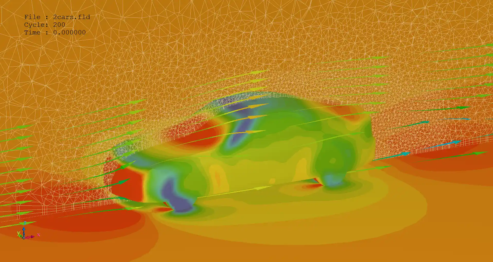 GPU 原生求解器運算畫面