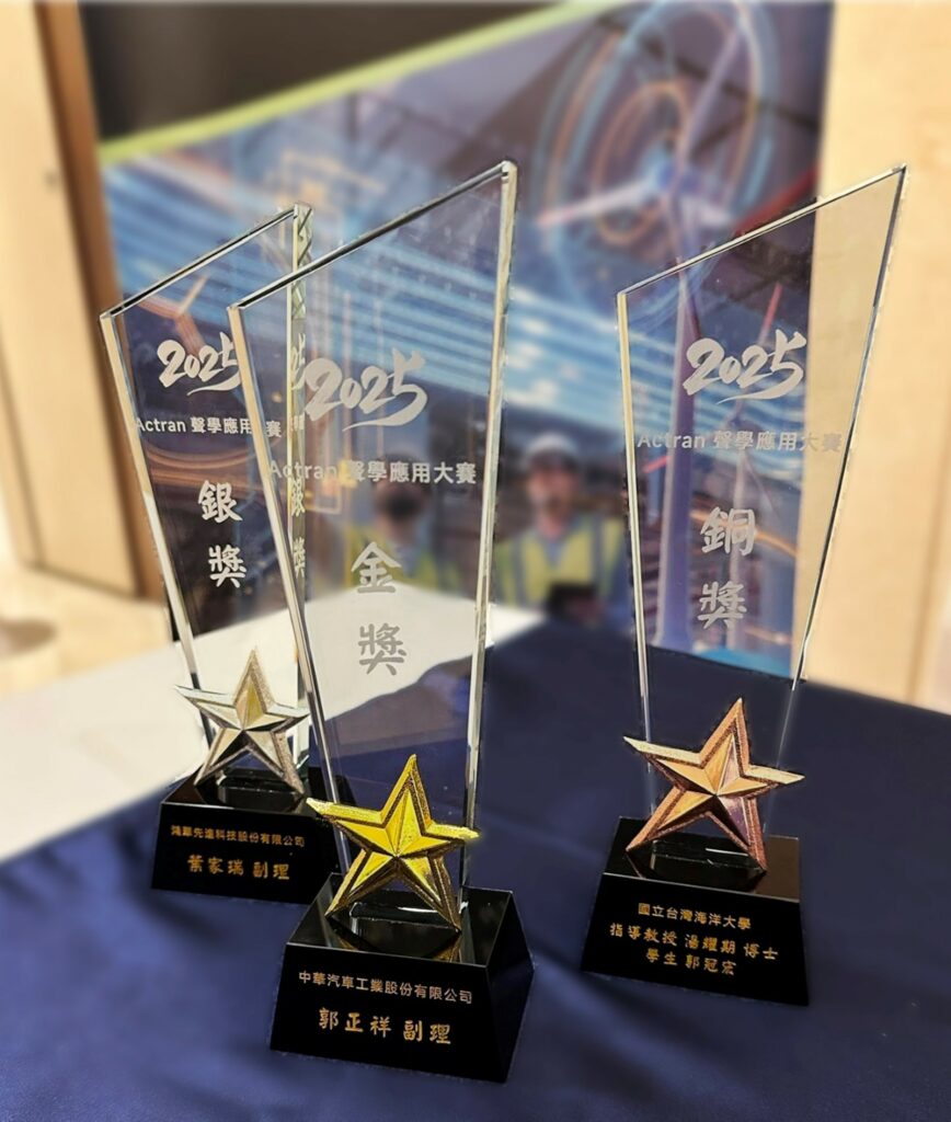 2025 Actran聲學應用大賽得獎名單